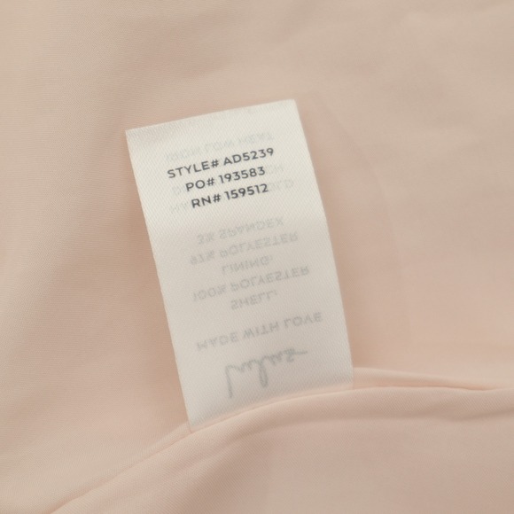 Lulus Pink Floral Jacquard Puff Sleeve Square Neck Tie Back Mini Dress NWT - Picture 11 of 11